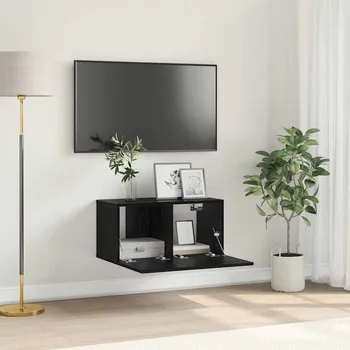 Obývací pokoj Sestava TV skříněk Černá 60 x 30 x 30 cm kompozitní dřevo