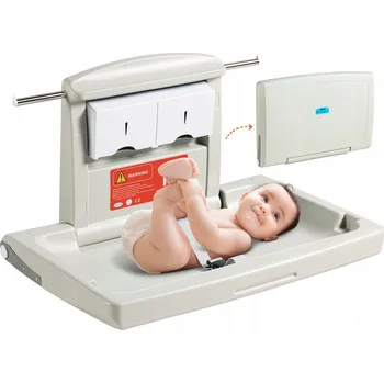 Přebalovací podložka Přebalovací podložka s pevnou deskou SucceBuy 56,5 x 86 cm šedá