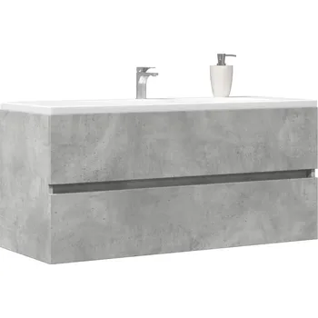 Koupelnový nábytek Skříňka pod umyvadlo betonově šedá 100x38,5x45 cm dřevotříska