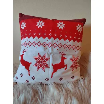 Povlak na dekorativní polštářek Povlak na polštář 35x38 cm vánoční motiv , 1 ks Výplň PES duté vlákno 40x40 cm 350 g