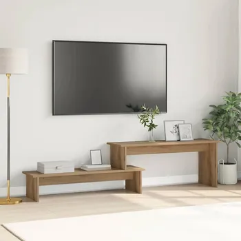 Obývací pokoj Sestava TV skříněk Nástěnný Artisanový dub 180 x 30 x 43 cm