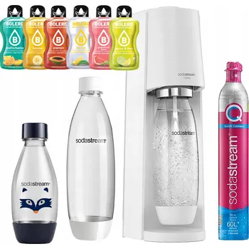 Výrobník sody SODASTREAM TERRA výrobník sody výrobník sody CO2 bombička, lahve FUSE, příchutě Bolero