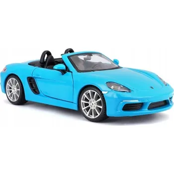 autíčko PORSCHE 718 BOXSTER MODEL BBURAGO 1:32 ČERVENÝ