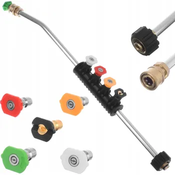 Příslušenství pro vysokotlaký čistič Nástavec s tryskou + SADA výměnných trysek závit M22x1,5mm trysky pro vysokotlaké čističe Kärcher HD HDS