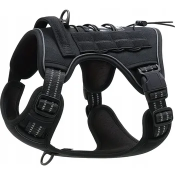 Postroj pro psa Postroj pro střední / velké psy, odolný, Easy Walk, nastavitelný, velikost M, reflexní