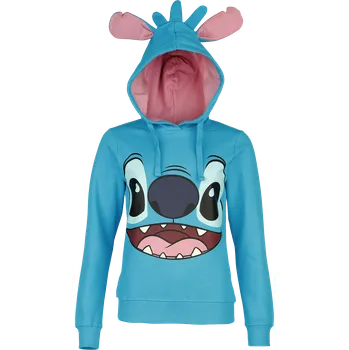 Dámská mikina Mikina s kapucí Disney z Lilo & Stitch - Stitch - Ženy - modrá