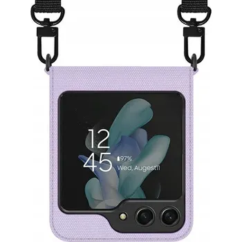 Pouzdro na mobilní telefon Zadní Kryt ARAREE pro Samsung Galaxy Z Flip5 fialový