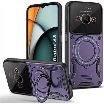 Pouzdro na mobilní telefon Zadní Kryt Erbord pro Xiaomi Redmi A3 fialový