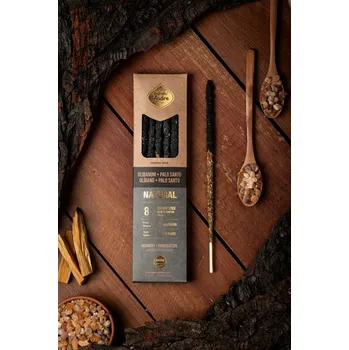 Vonná tyčinka Přírodní vonné tyčinky Sagrada Madre - Palo Santo a Olibanum - Dvě vůně