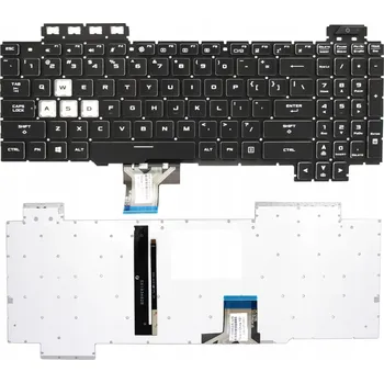 Náhradní díl pro notebook Klávesnice GAT 00000C2 KLAWIATURA ASUS FX505DU FX505DY FX705 pro Asus