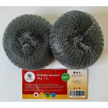 Drátěnka DRÁTĚNKA NEREZOVÁ TIDY HOME 50 G 2 KS