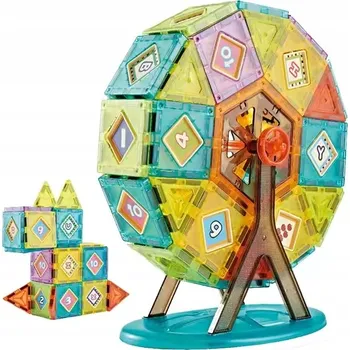 ostatní stavebnice STAVEBNICE STAVEBNICE 3D, 70 DÍLKŮ, KREATIVNÍ BAREVNÉ PANELY