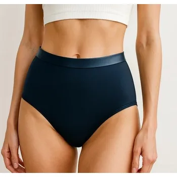 Menstruační kalhotky Opakovaně Použitelné menstruační kalhotky černé barvy, velikost 4XL