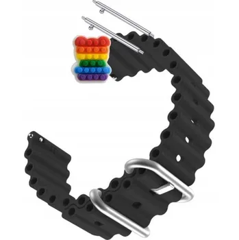 Pásek Řemínek pro Rubicon Chytré Hodinky SMARUB010, Silikon Vlna Barva