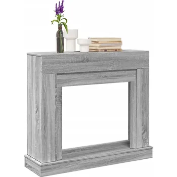 Krbová obestavba šedá sonoma 100x30x87,5 cm kompozitní dřevo