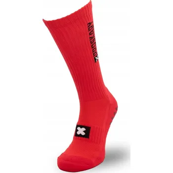 Fotbalové štulpny Proskary červené, vel. 35-40