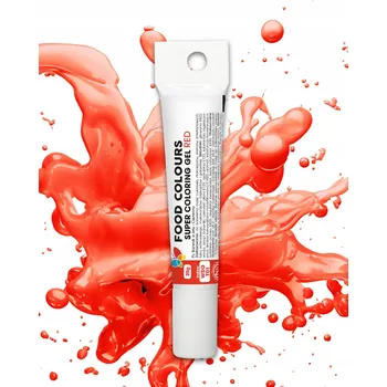 Potravinářské barvivo Gelové barvivo Food Colours 20 g 20 ml 1 ks červené