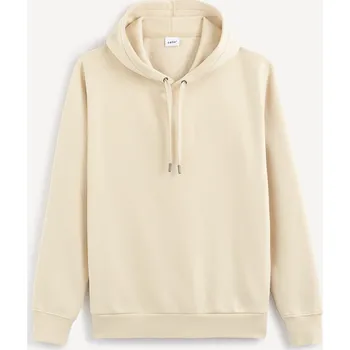 Pánská mikina Celio Mikina Vesix - Pánské Celio krémová 1685589