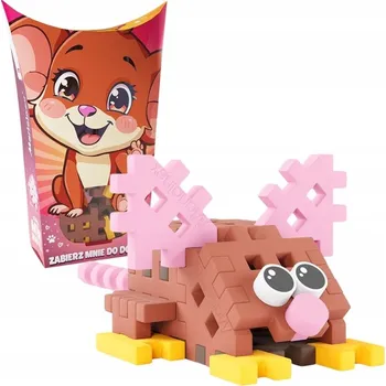 ostatní stavebnice Marioinex Mini Waffle POCKET PETS - sada MYŠKA / MYŠ