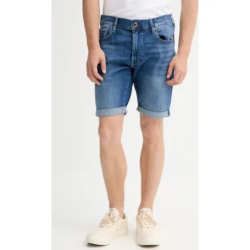 Pánské kraťasy Džínové šortky G-Star 3301 Slim Short D10481.8968.071 modrá 55J, vel. 33