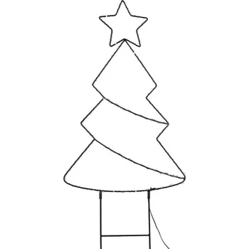 Vánoční osvětlení Solight Vánoční stromeček 85 LED 68 cm teplá bílá