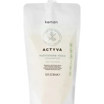 Šampon Kemon Actyva Nutrizone Ricca vyživující šampon na vlasy 500 ml