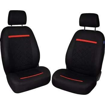 Potah sedadla Autopotahy na sedadla - vodorovný červený pruh - NISSAN PATHFINDER - OctoTe
