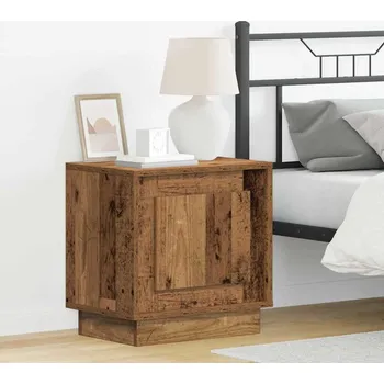 Ložnice Noční skříňka 2 pcs Staré dřevo 44 x 34,5 x 45 cm