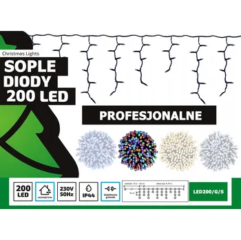 IP kamera Světelný závěs Okej Lux 101 - 200 světýlek