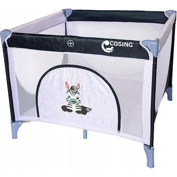 Dětská ohrádka Cestovní pouzdro COSING EMA - Zebra Gray