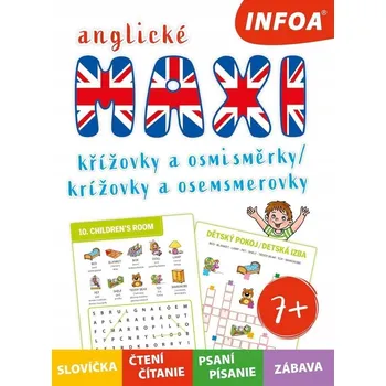 Kniha Maxi anglické křížovky a osmisměrky/krížovky a osemsmerovky -