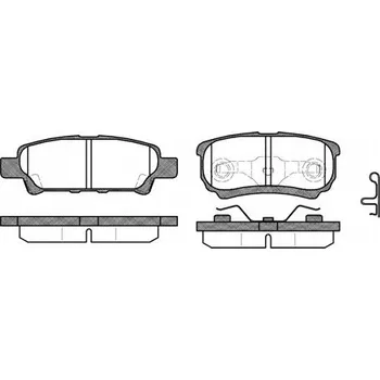 Brzdová destička Remsa 1051.02 Sada brzdových destiček, kotoučové brzdy
