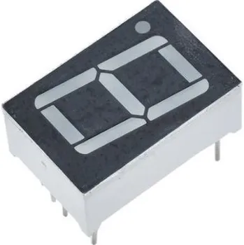 Síťový kabel Displej LED 8011BK, 8. červený, společná anoda, (27,7x20mm)