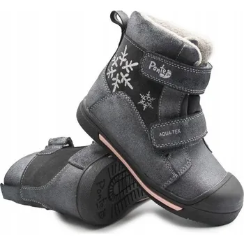 Dívčí obuv PONTE KOŽENÉ KOTNÍKOVÉ BOTY S MEMBRÁNOU AQUA-TEX PODZIMNÍ ZIMNÍ VODĚODOLNÉ vel. 31