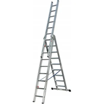 Žebřík Hliníkový Žebřík Lemar 3 x 33 do 150 kg
