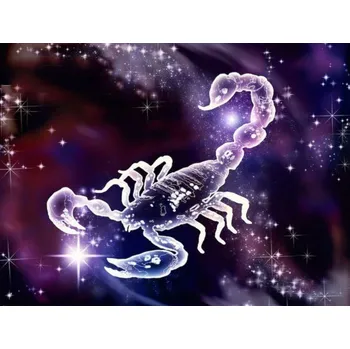 Diamantové malování Diamantové malování - Štír - třpytivé kamínky