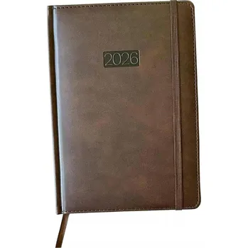 Kalendář Knižní kalendář 2026 B6 Avanti hnědý