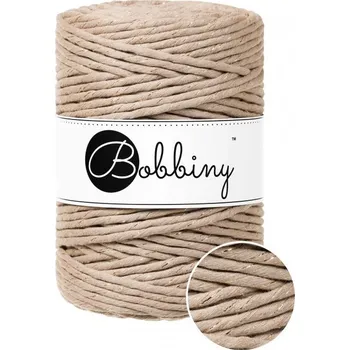 Příze Bobbiny bavlněná šňůra na macramé XXL golden sand