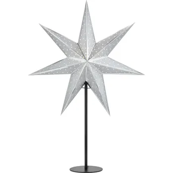 Vánoční dekorace Markslöjd Glitter stříbrná hvězda na stůl