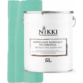 Lak na dřevo IMPREGNACE NA DŘEVO EXTRA LAZURA OCHRANNÁ S BARVOU JEDNOVRSTVÁ MÁTOVÁ 5L UV