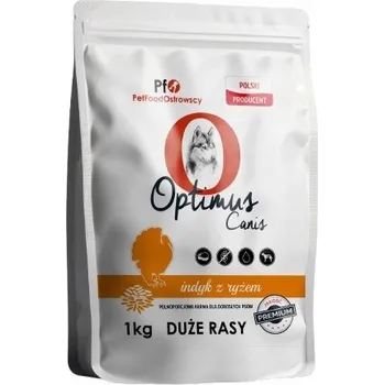 Krmivo pro psa Krmivo Optimus Canis Premium pro Dospělé Psy Velkých Plemen KRŮTA S RÝŽÍ 1kg