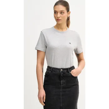 Dámské tričko Bavlněné tričko Calvin Klein Jeans LV047B224G šedá 09X, vel. L