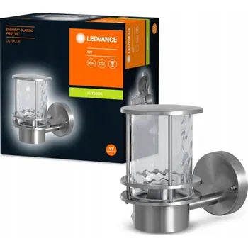 Venkovní osvětlení Venkovní nástěnné svítidlo Ledvance stříbrné E27 60 W