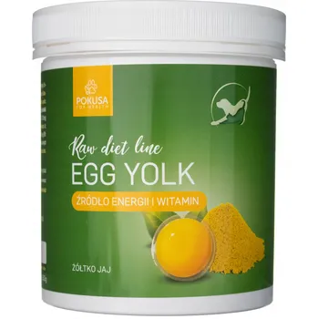 Doplněk stravy Pokusa – sušený vaječný žloutek 150 g pro psy a kočky
