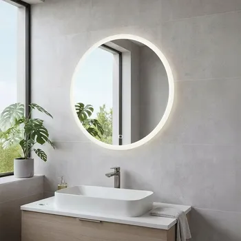 Zrcadlo Nástěnné Zrcadlo Stylowelustro kulaté LED 600x600 mm