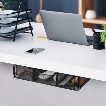 Psací stůl ORGANIZÉR POD STŮL SE SÍŤKOU NEVIDITELNÝ PRO DOMÁCÍ SKLADOVÁNÍ