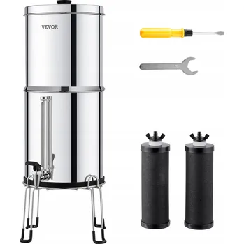 Filtrace vody Filtr vody 7L + 8.5L S 2 uhlíkovými filtry Blat Nerezová Ocel pro karavan