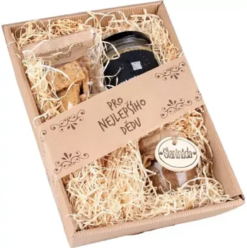 Dárkový potravinový koš Chuť Moravy Dárkový balíček pro dědu