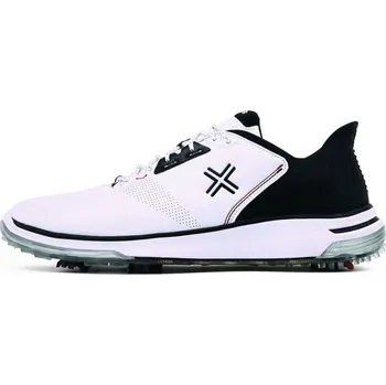 Golfová obuv Payntr X 004 RS, White, Black, pánské golfové boty se spiky US 9.5