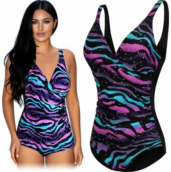 Dámské plavky Dámské jednodílné plavky 48 4XL Plus Size Monokini